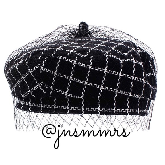 Classic Tweed Tartan Beret British Retro Artist Beanie Hat - Picture 1 of 7